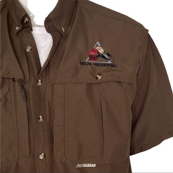 Drake Vented Wingshooter's Short Sleeve Casual Lightweight Shirt Mens Me… - Picture 2 of 12